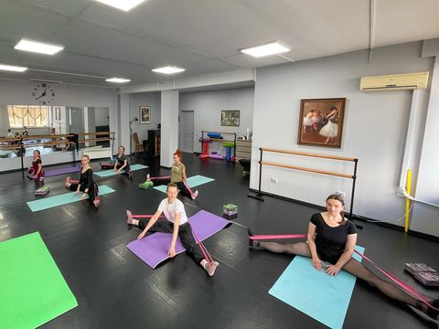 партерная гимнастика в киевской школе балета Игоря Таранущенко